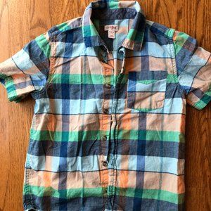 VGUC Cat & Jack short sleeve boys shirt M